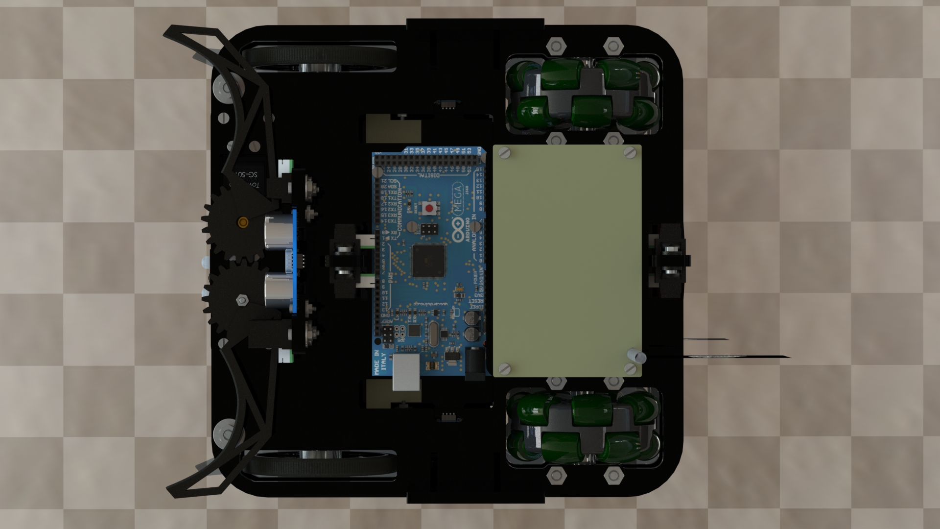 Marvin万向轮机器人车(Arduino系统)结构